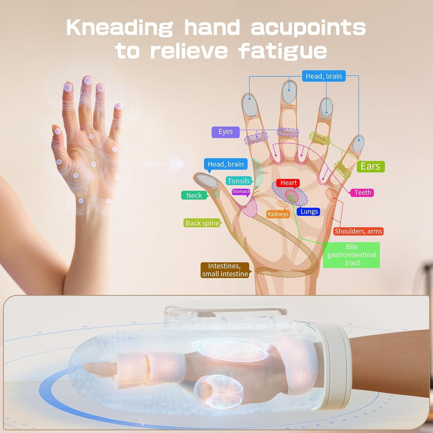 Healumix™ HandEase Pro – Heated Compression Massager