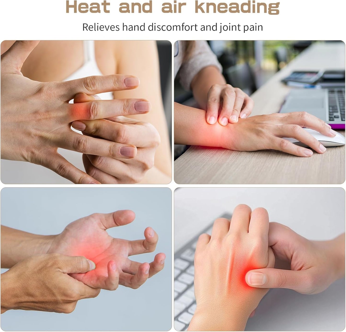 Healumix™ HandEase Pro – Heated Compression Massager