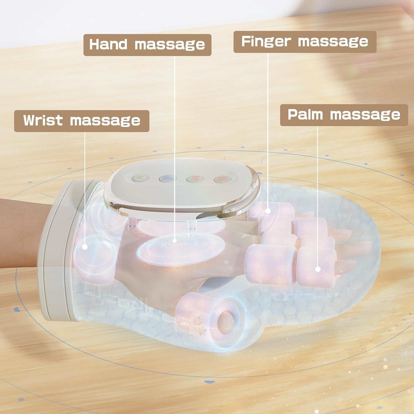 Healumix™ HandEase Pro – Heated Compression Massager
