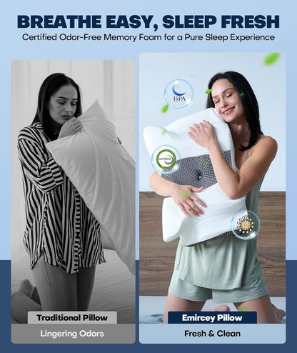 Healumix™ Ergonomic Memory Foam Pillow